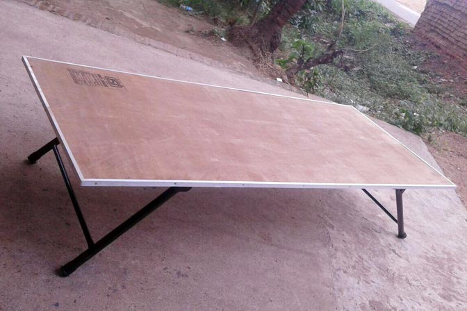 Shree Durga Industry Folding Cot Steel Frame With Plywood Top